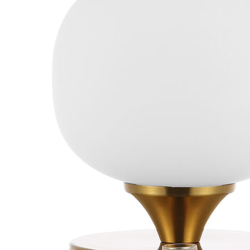 Owen 6.13" Bohemian Farmhouse Iron Rechargeable Integrated LED Table Lamp - JONATHAN Y
